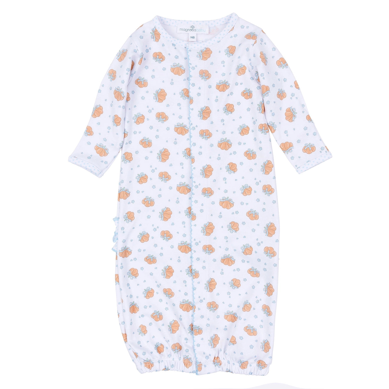 Prettiest in the Patch Print Ruffle Sky Blue Converter