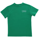 Sailboat On Green SS Logo Tee