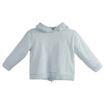 Blue Back Zip Hooded Sweater