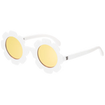 Daisy Flower Sunglasses w/ Yellow Mirrored Lenses