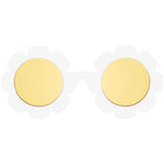 Daisy Flower Sunglasses w/ Yellow Mirrored Lenses