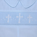 Blue Madison Cross Short Set