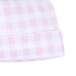 Baby Checks Hat Pink