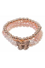 Blush Crush 4Pc Bracelet Set