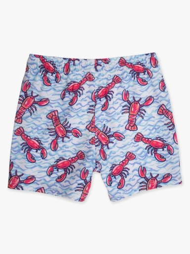 Blue Lobster Lagoon Performance Hybrid Swim Trunks