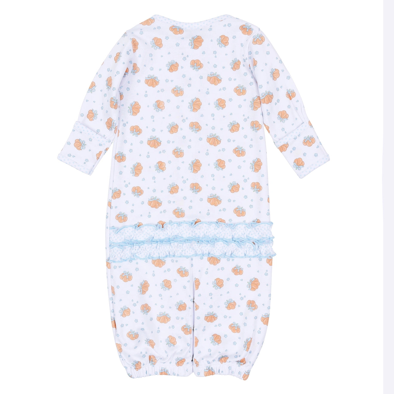 Prettiest in the Patch Print Ruffle Sky Blue Converter