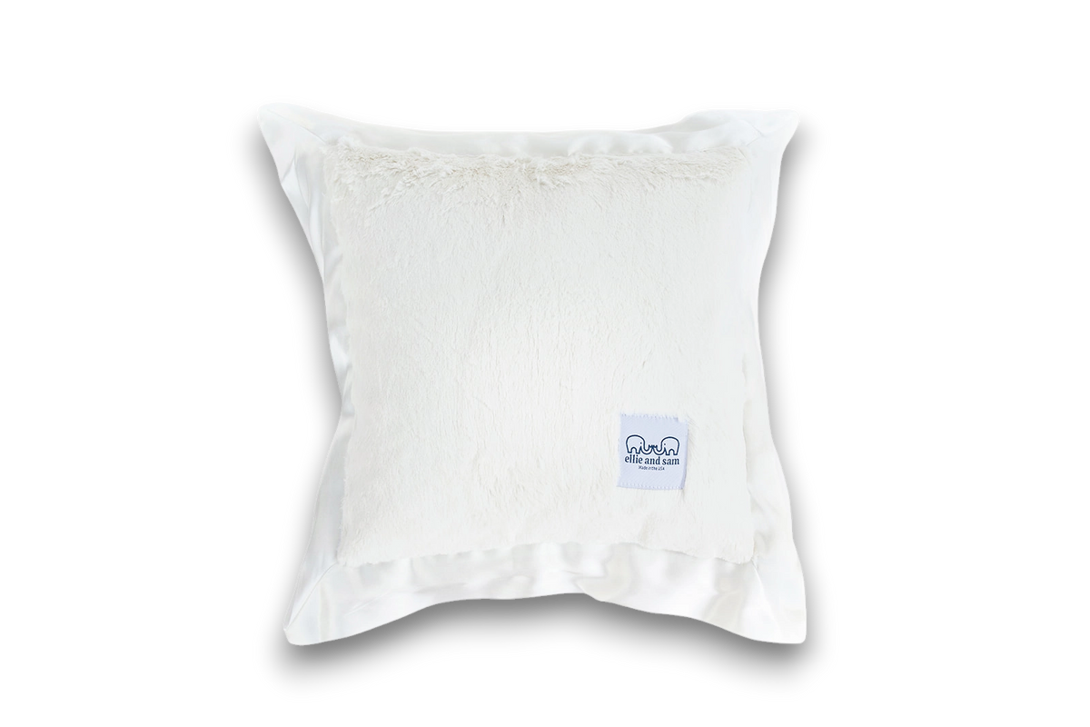 Luxury Satin Border Nursery Pillow