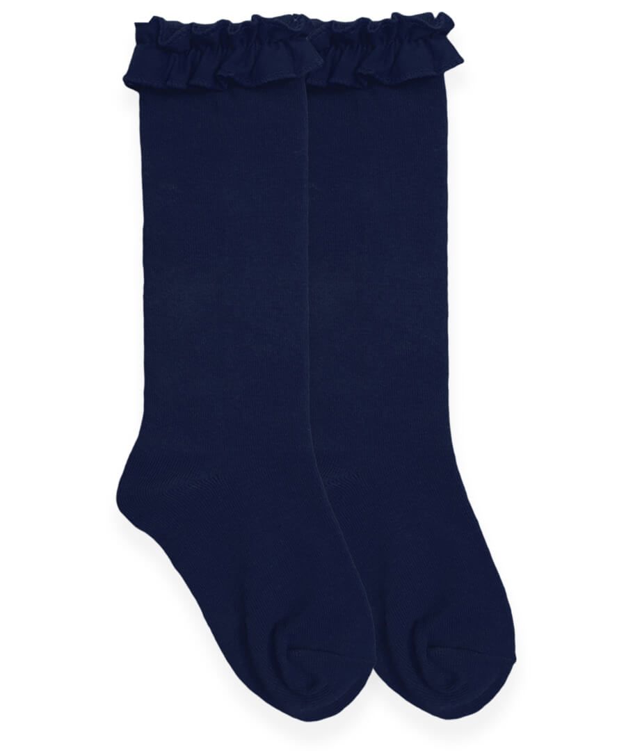Ruffled Knee Socks