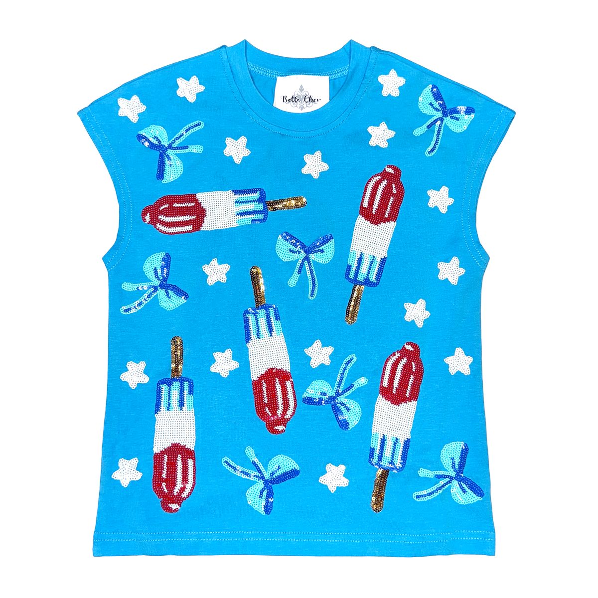 Popsicle Sequin Top