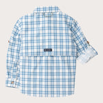Founders LS Fishing Shirt Cashmere Blue Plaid