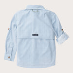 Founders LS Fishing Shirt Navy Peony Surfside Plaid