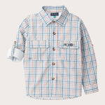 Founder LS Fishing Shirt Arona Sullivans Island Plaid