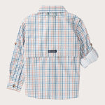Founder LS Fishing Shirt Arona Sullivans Island Plaid