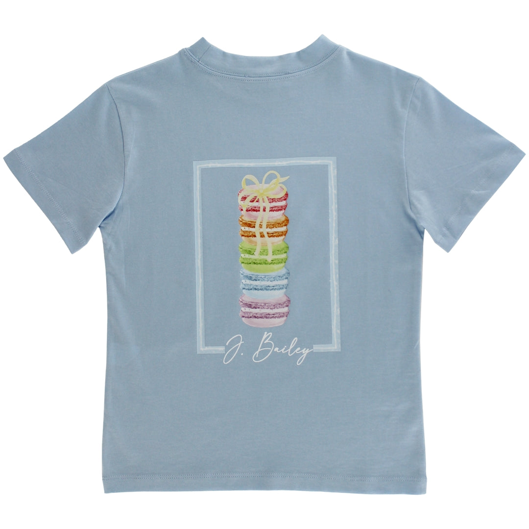 Macaroons on Bayberry Girls SS Logo Tee