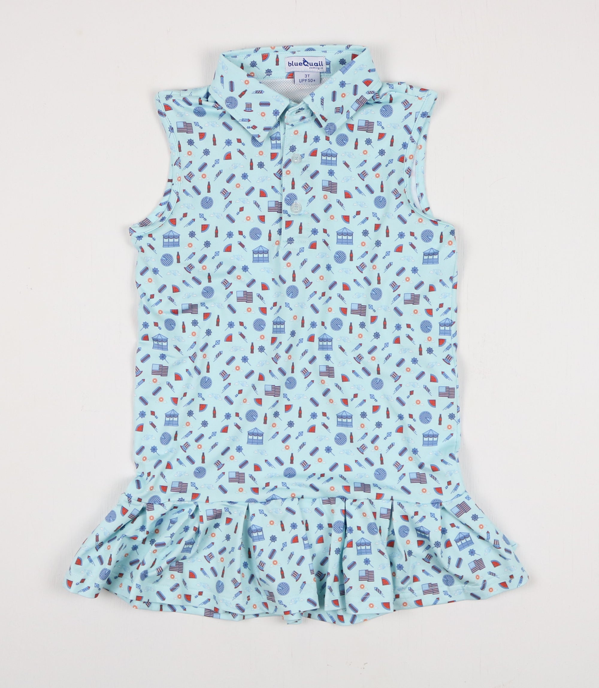 Stars & Stripes Polo Sleeveless Dress