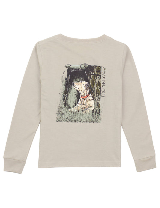 Linen Mossy Oak Lab LS Tee