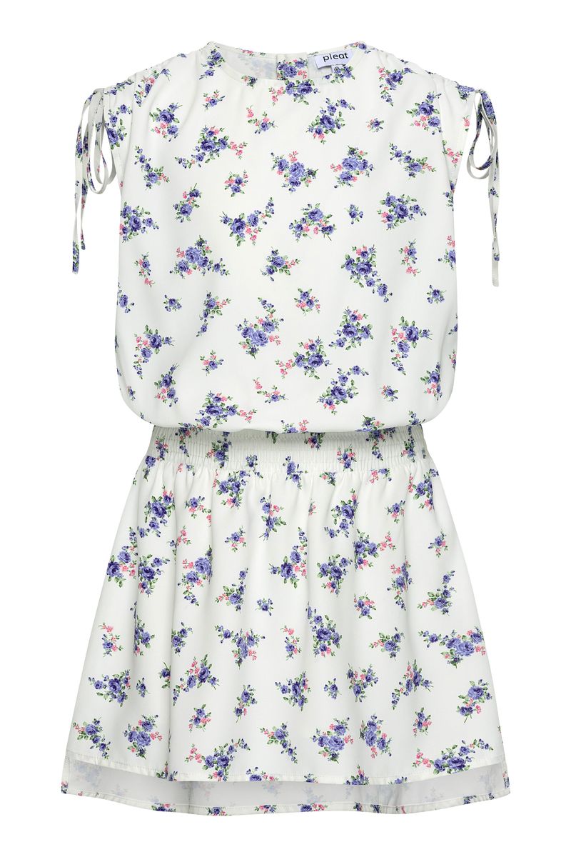 Helen Dress Violet Roses