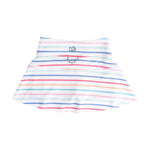 Sun-Kissed Stripe Tennis Twirl Skort