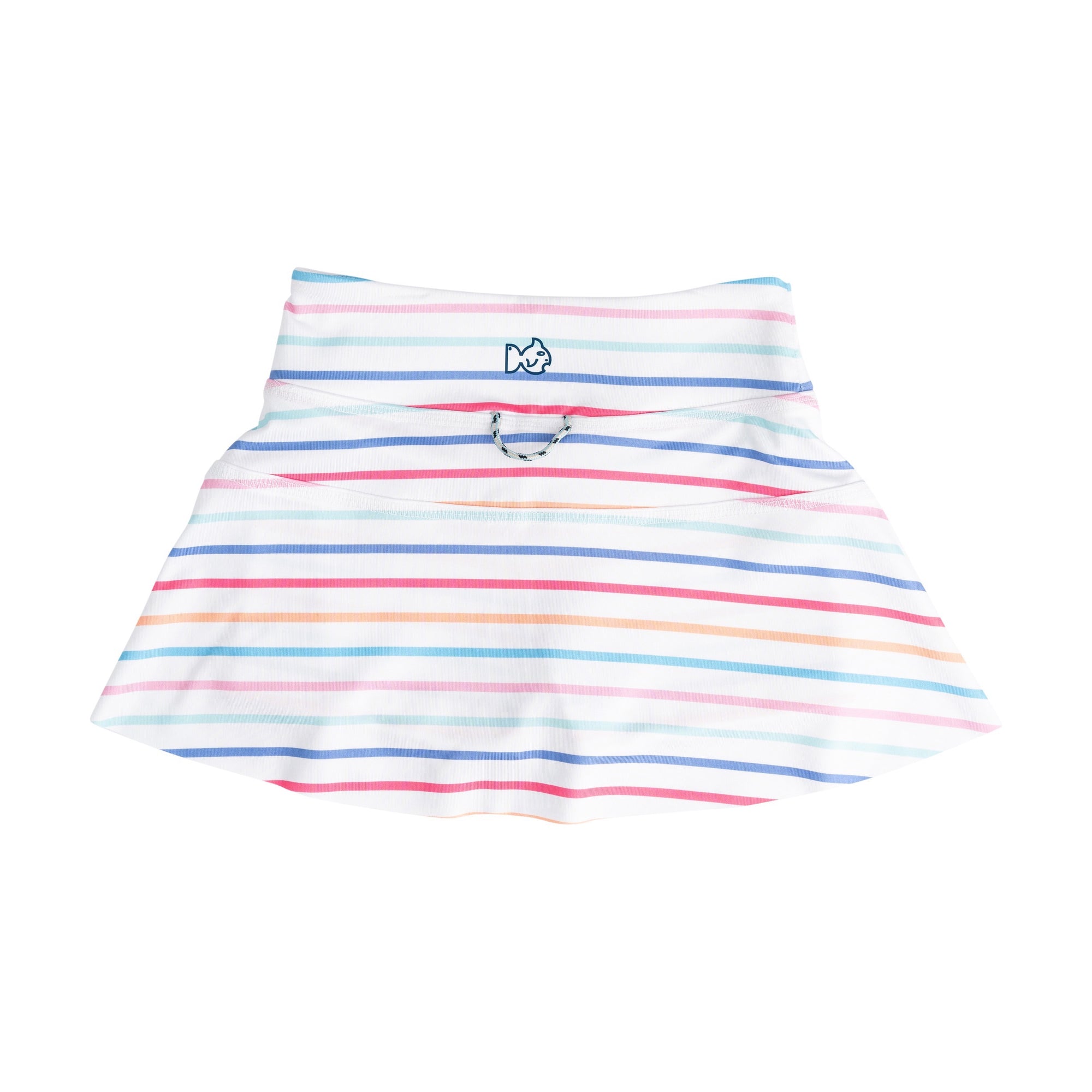Sun-Kissed Stripe Tennis Twirl Skort