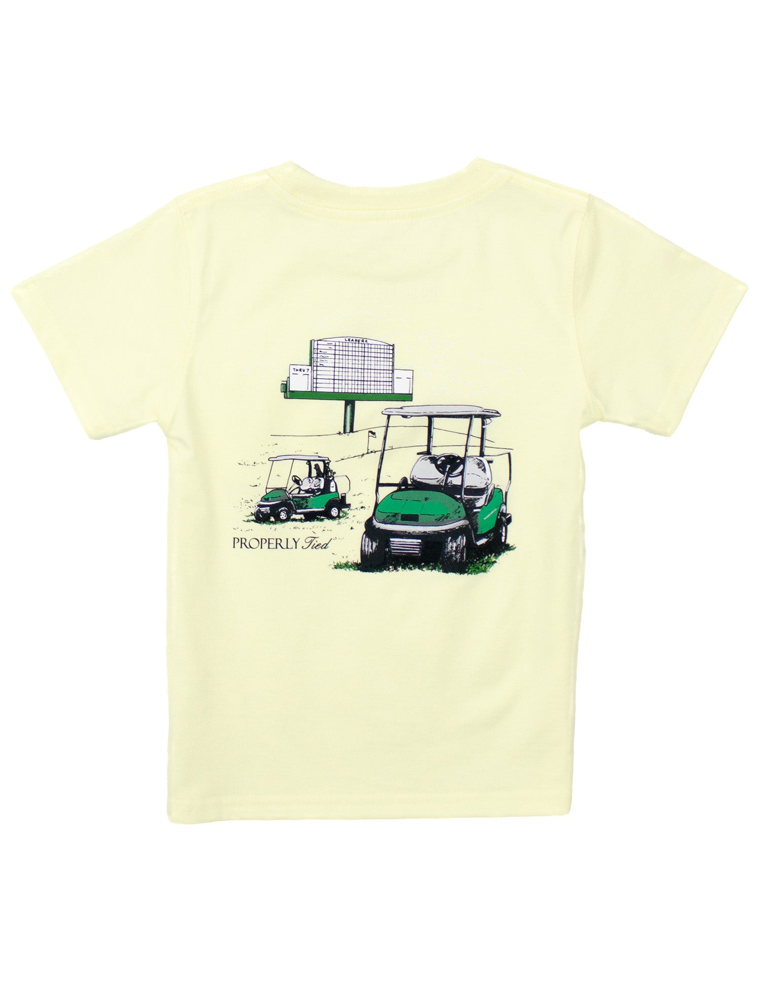 Light Yellow Leaderboard SS Tee