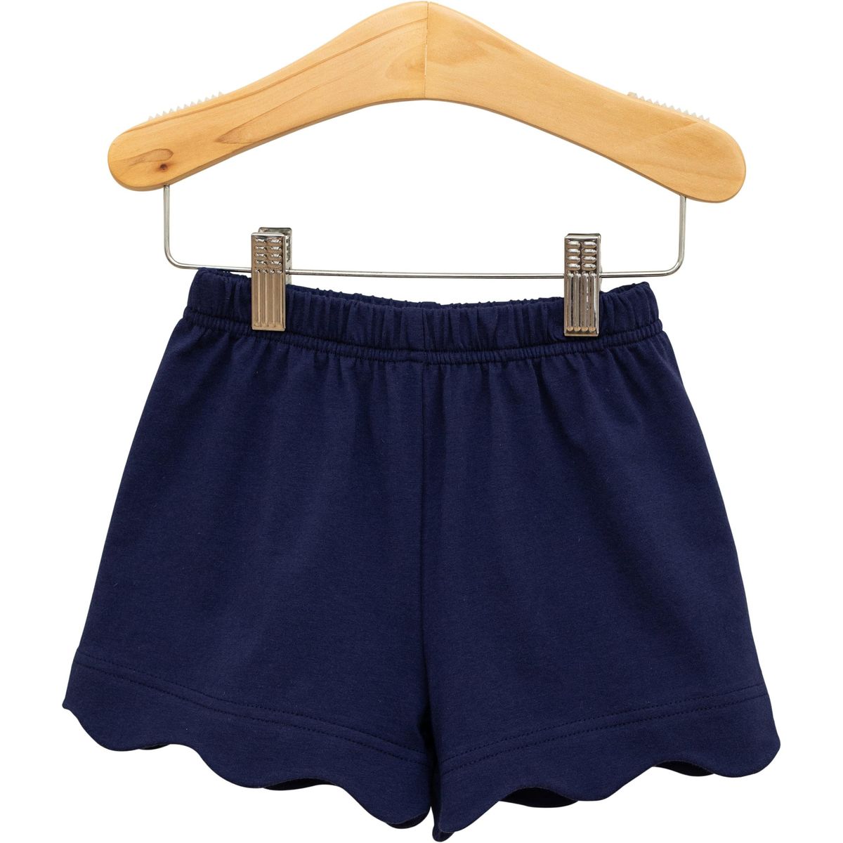 Scalloped Shorts Navy