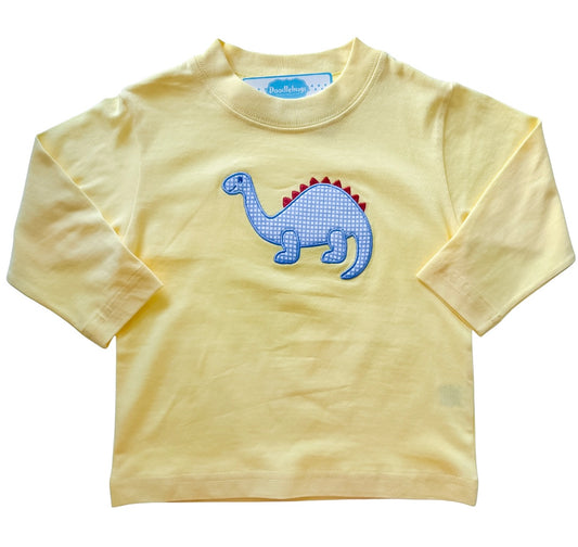 Butter Yellow Brontosaurus L/S Tee