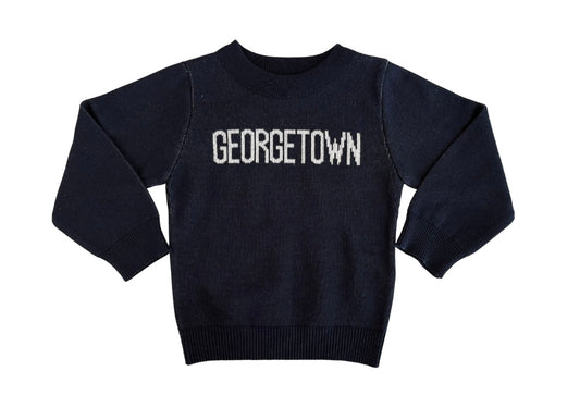 Kids Navy Georgetown Sweater