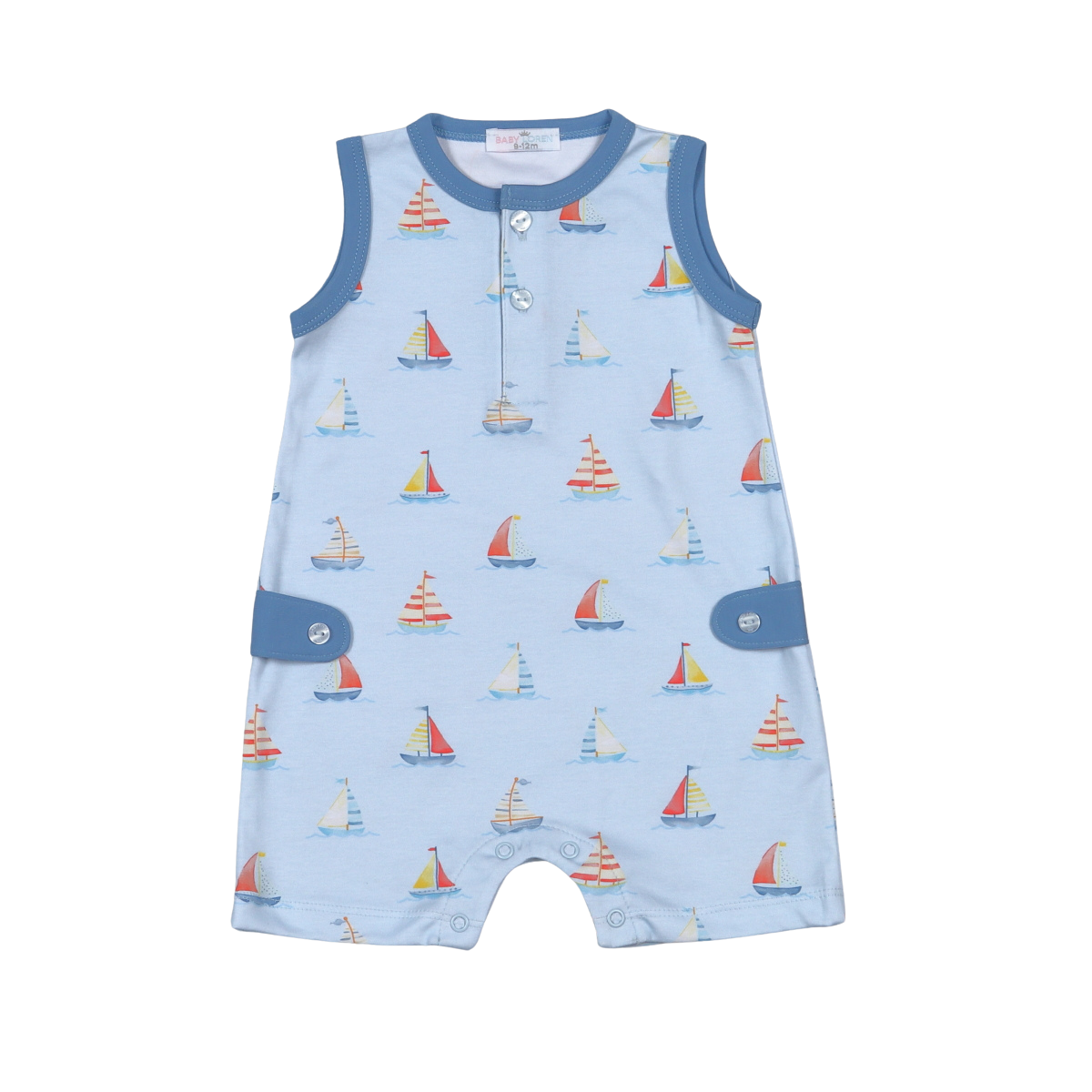 Sail Away Boy Romper