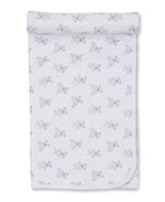 Beary Plaid Silver Blanket
