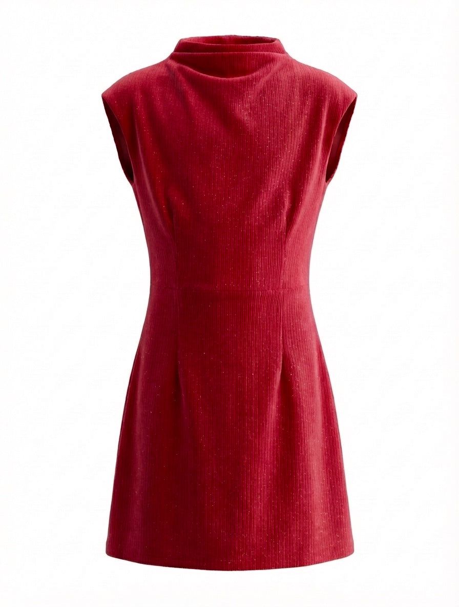 Pre-Order Jenny Dress Red Velour