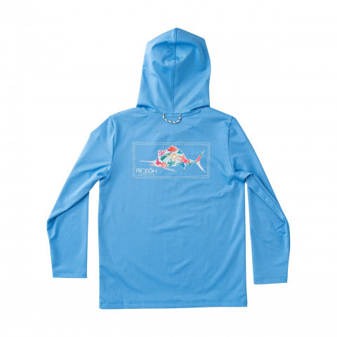 Marina Blue Pro Performance Hoodie