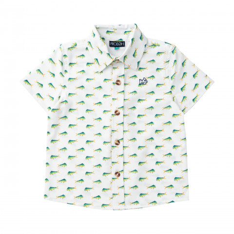 Mahi Mahi Print SS Fishing Shirt