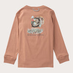 Pocket LS Cotton T-shirt Mocha Mousse