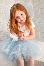 Iridescent Celestial Fairy Wings, Tutu & Wand Set