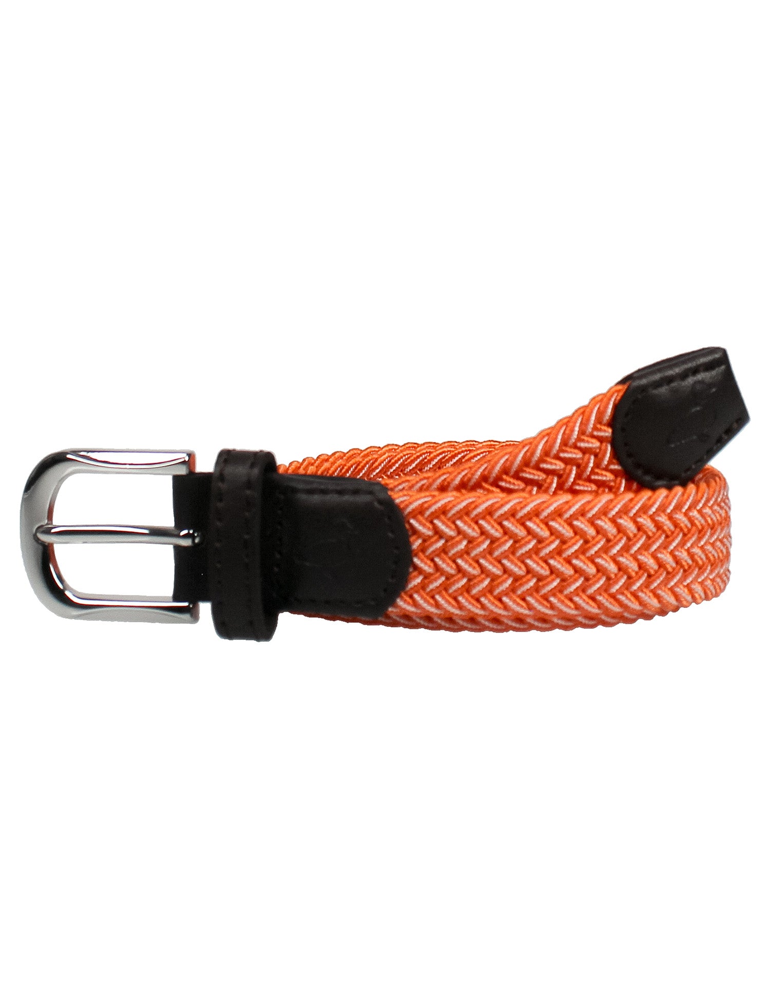 Country Club Stretch Belt Orange and White