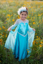 Ice Queen Dress w/Cape
