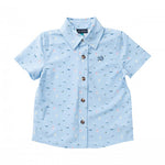 Windsurfer Boats in the Bay Print SS Fishing Shirt