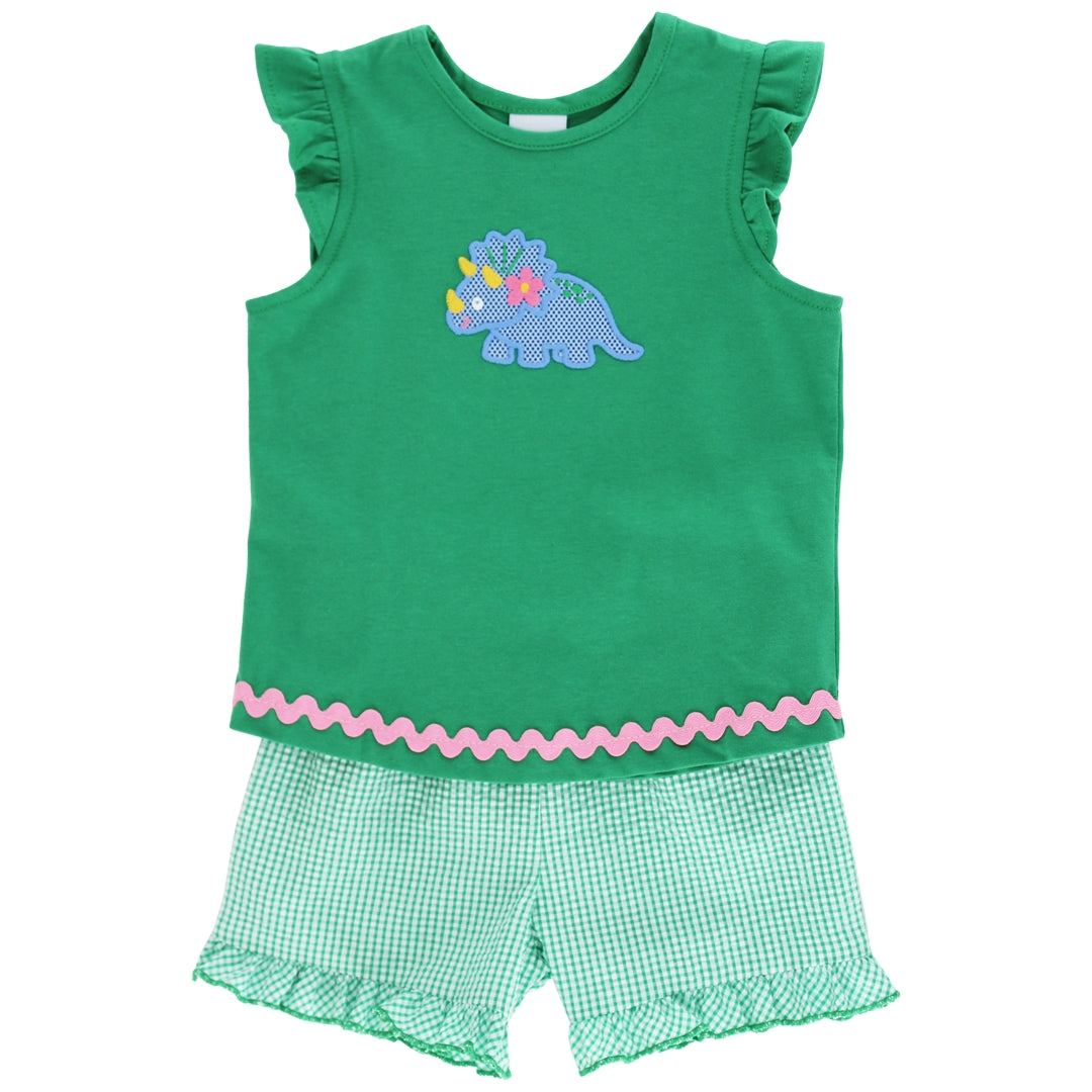 Dashing Dino Girls Short Set