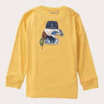 Pocket LS Cotton T-shirt Ochre