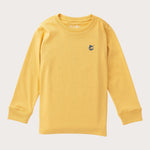 Pocket LS Cotton T-shirt Ochre