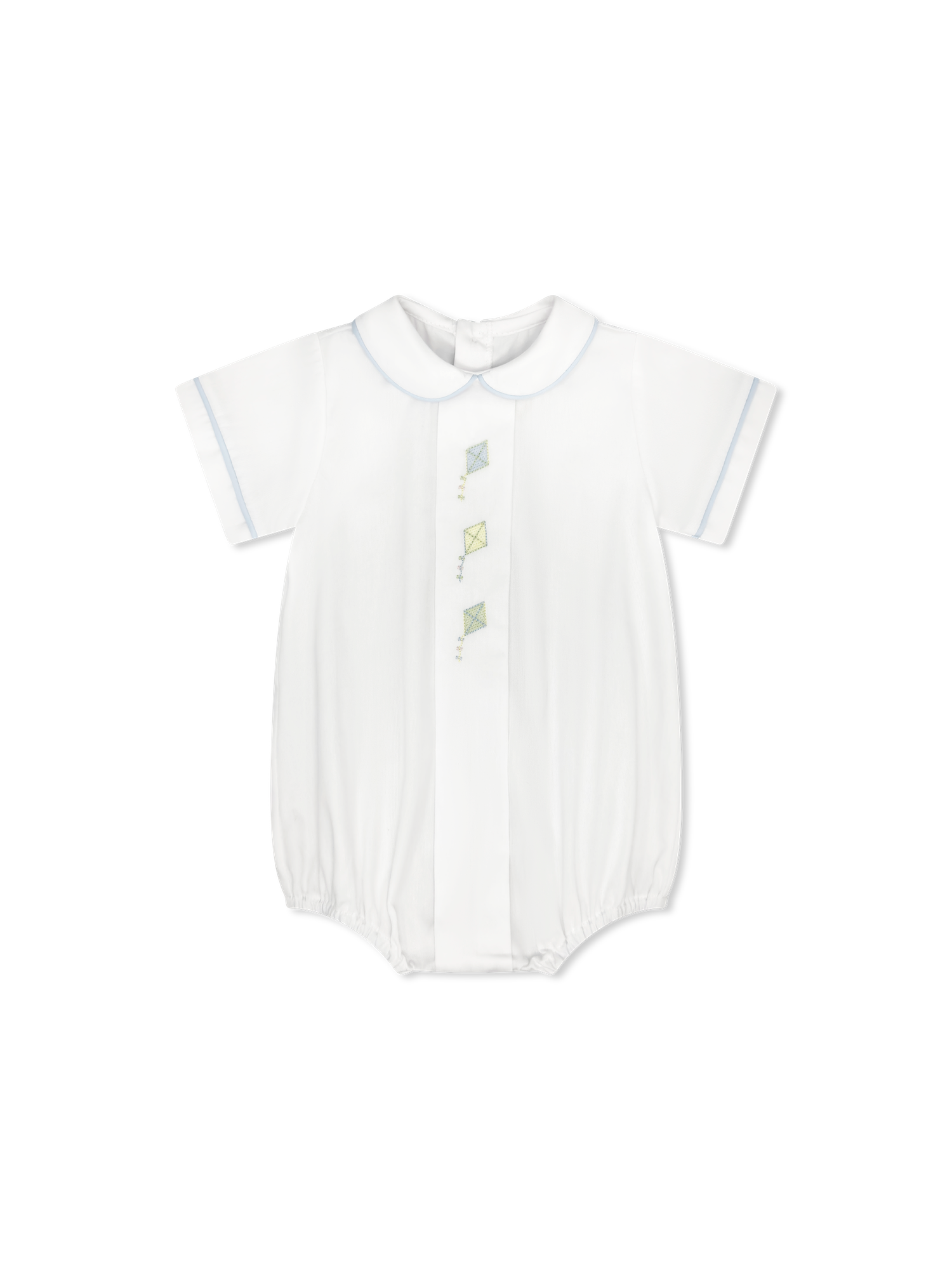 Classic White w/Kites Pique Palmer Bubble