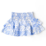 Tropical Blues Smocked Skirt