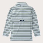 Pro Performance LS Polo Arona Camping Green Stripe