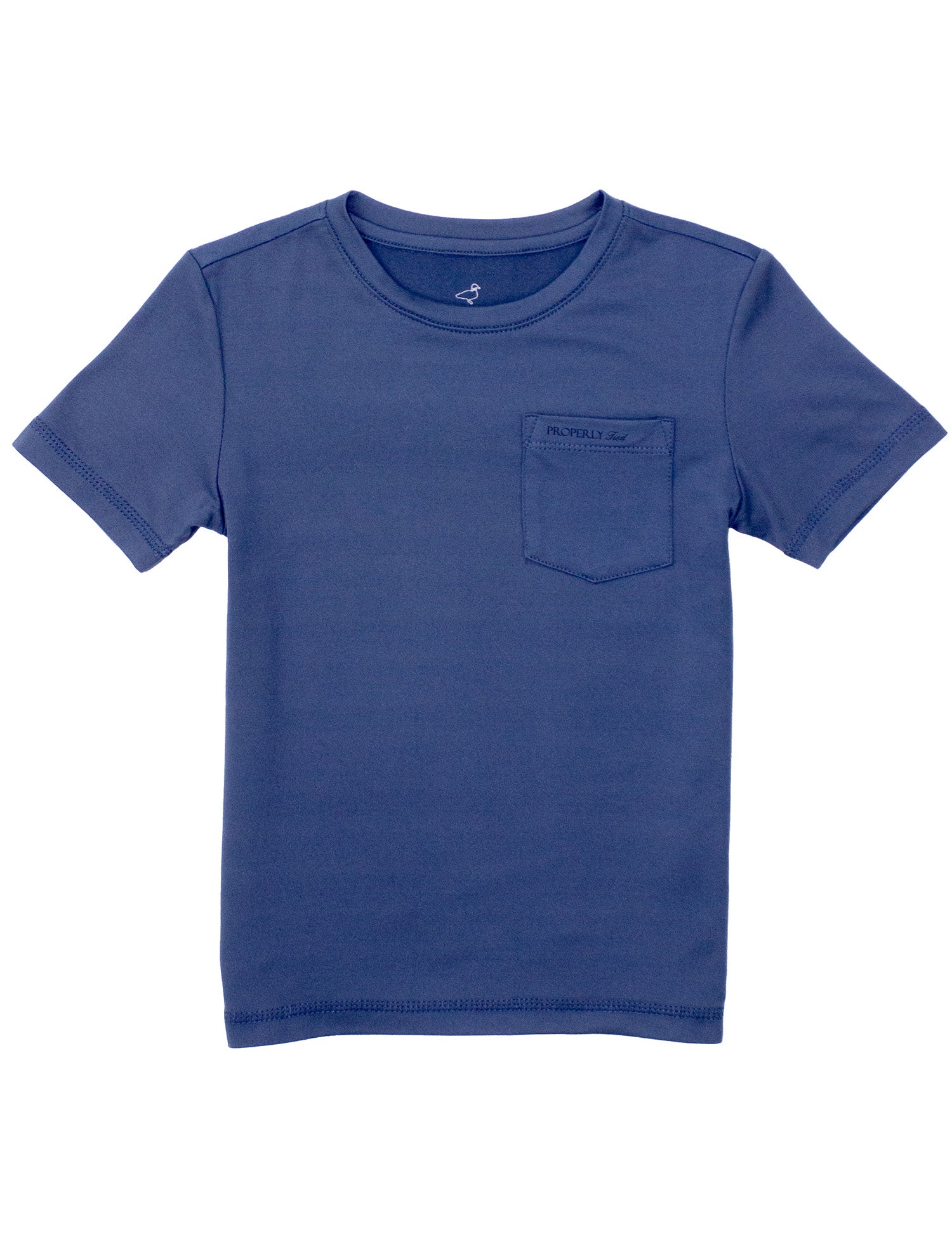 Dusk Blue Ravine Pocket SS Tee