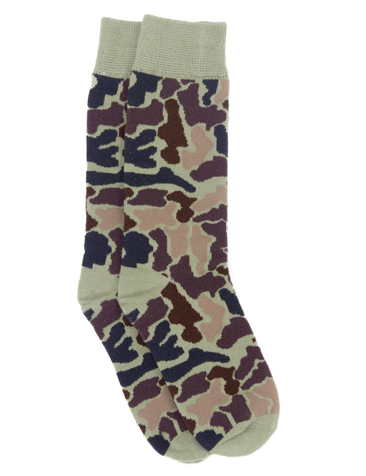 Vintage Camo Lucky Duck Socks