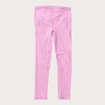 Girl's Athletic Legging Phlox Pink Stripe