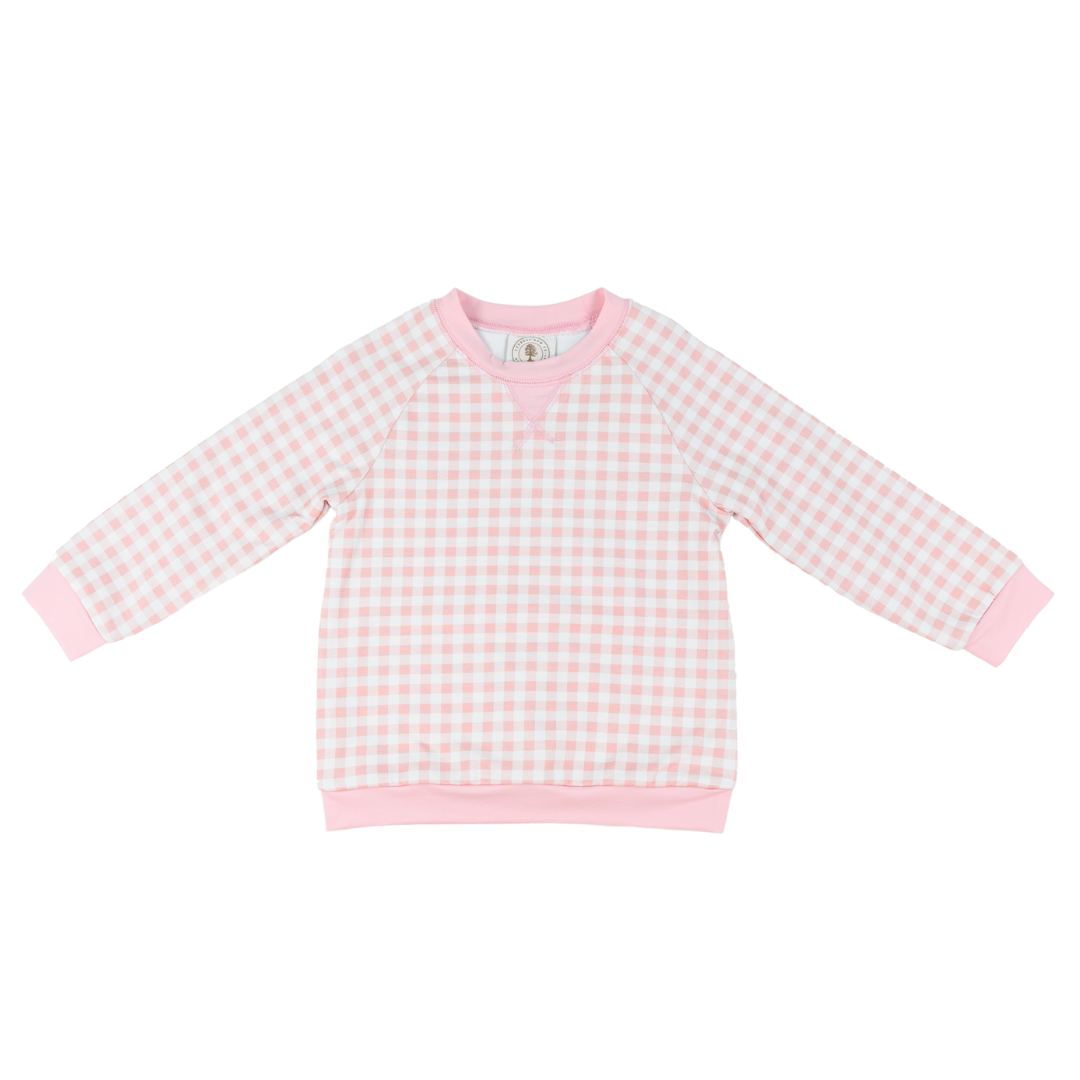 Pre-Order Pink Gingham Palmer Pullover