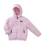 Girl's Hooded Puffer Jacket Pink Tulle