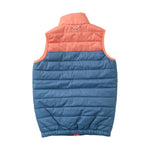 Boy's Puffer Vest Copen Blue Colorblock