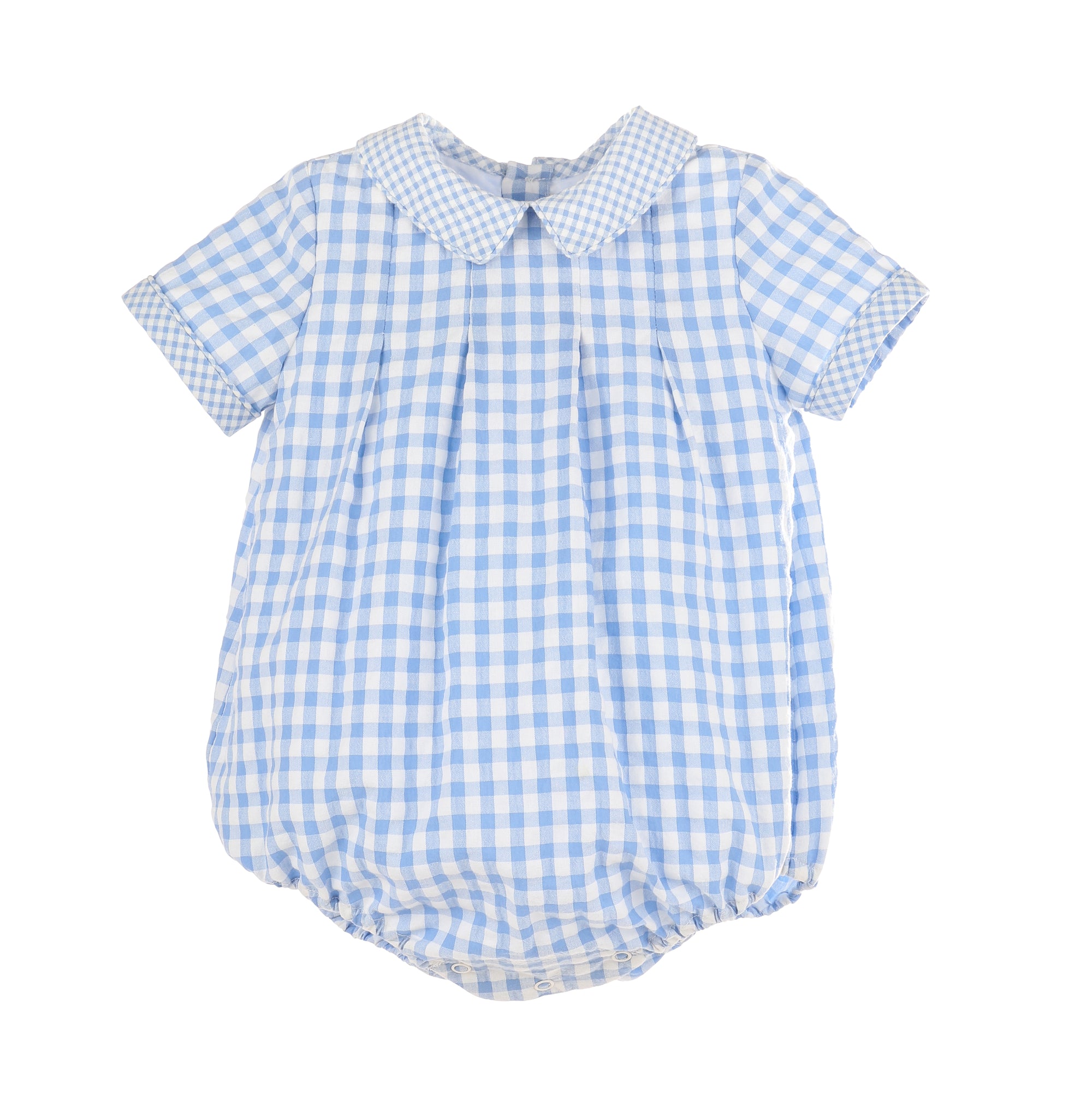 Blue Gingham Duo Bubble